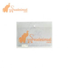 Worldone Clear Bag FS Assorted, Button Envelope